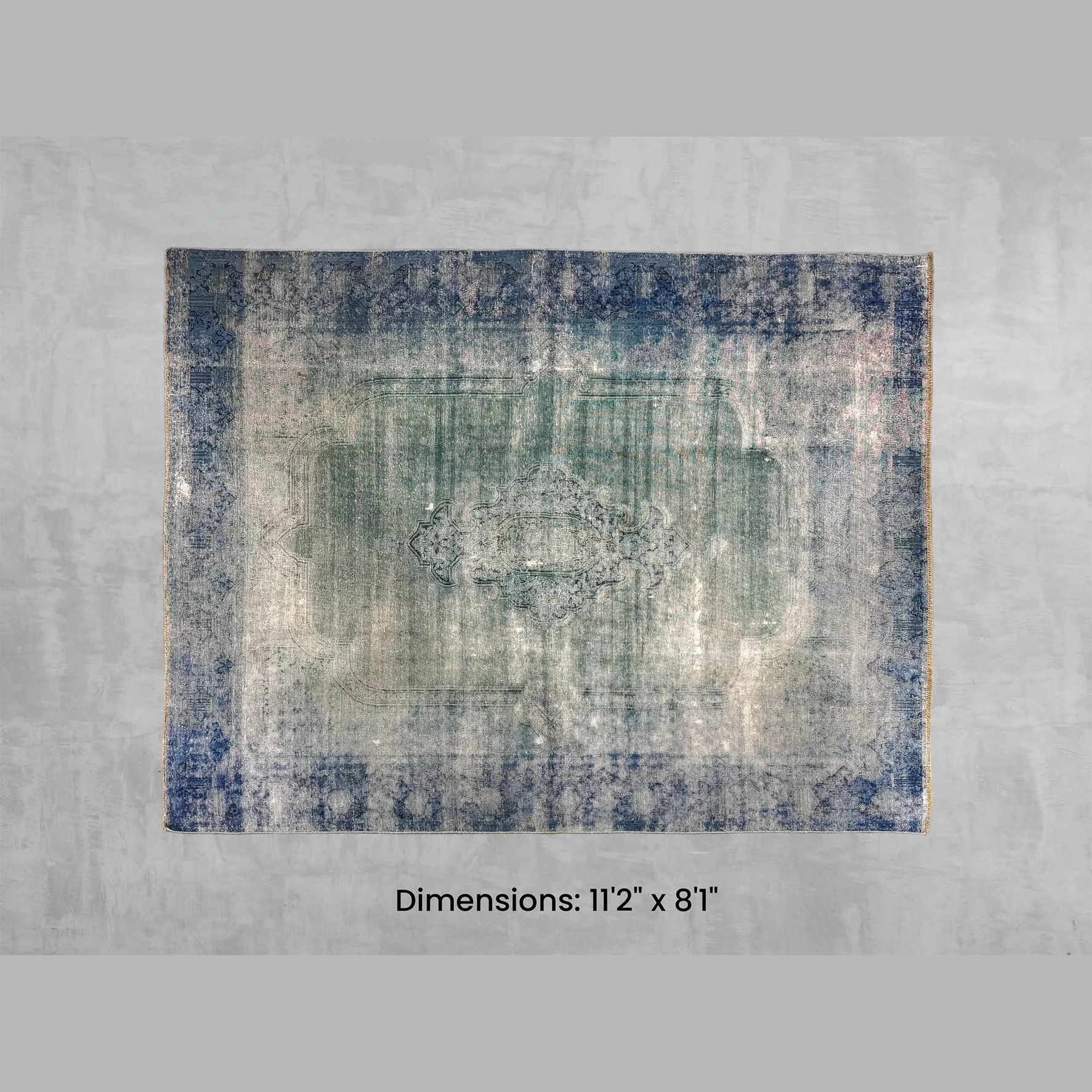 Convenient Namaste Rug - Blue Green 11'2 x 8'1 High-End
