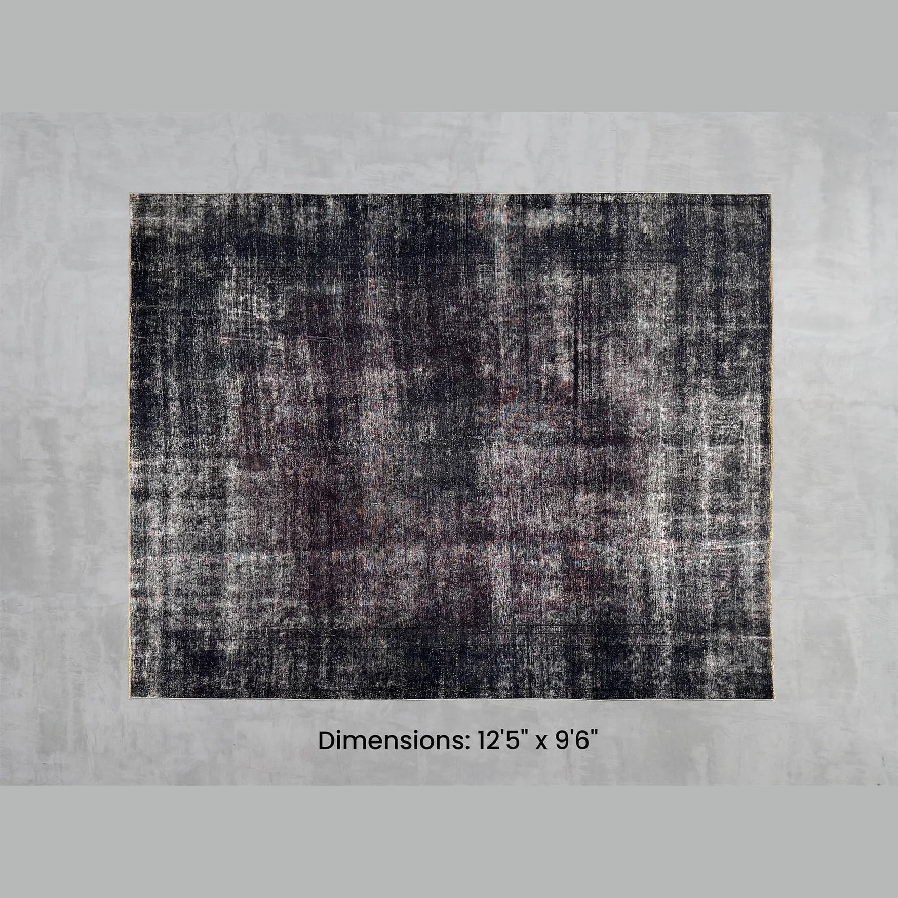 Expertly Made Namaste Rug - Deep Blue Purple 12'5 x 9'6 Clean