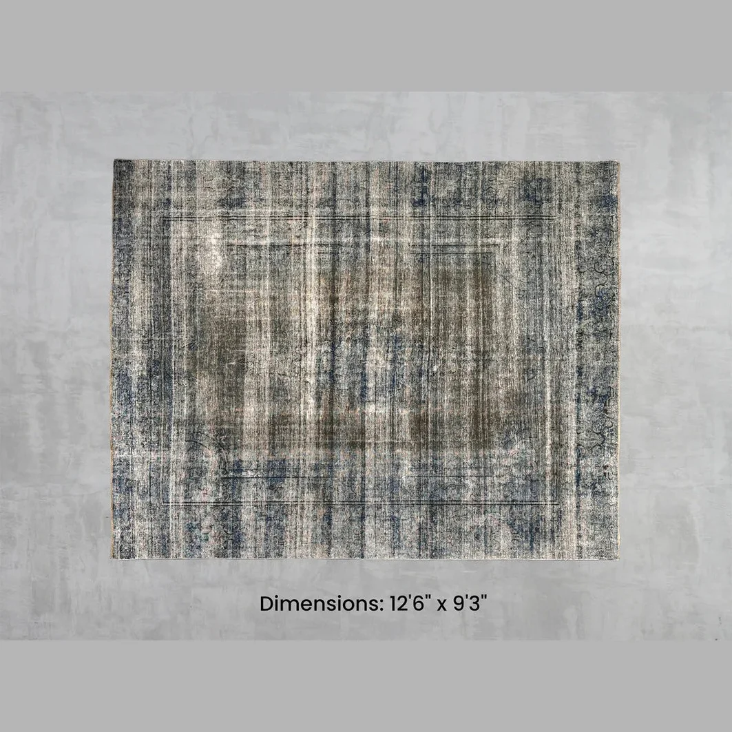Durable Namaste Rug - Blue Brown 12'6 x 9'3 Lightweight