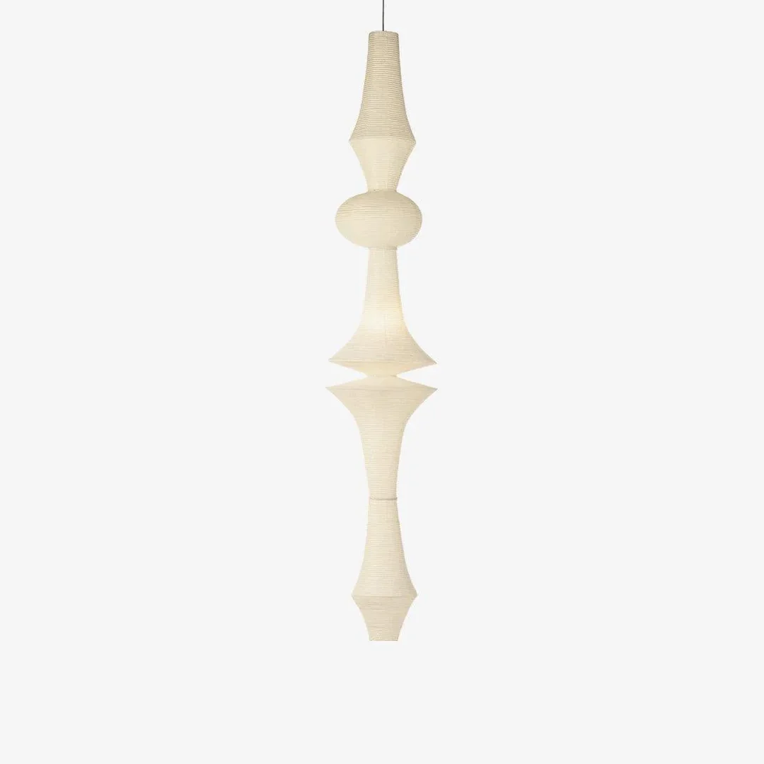 Casual Washi Paper E Pendant Light Eco-Friendly