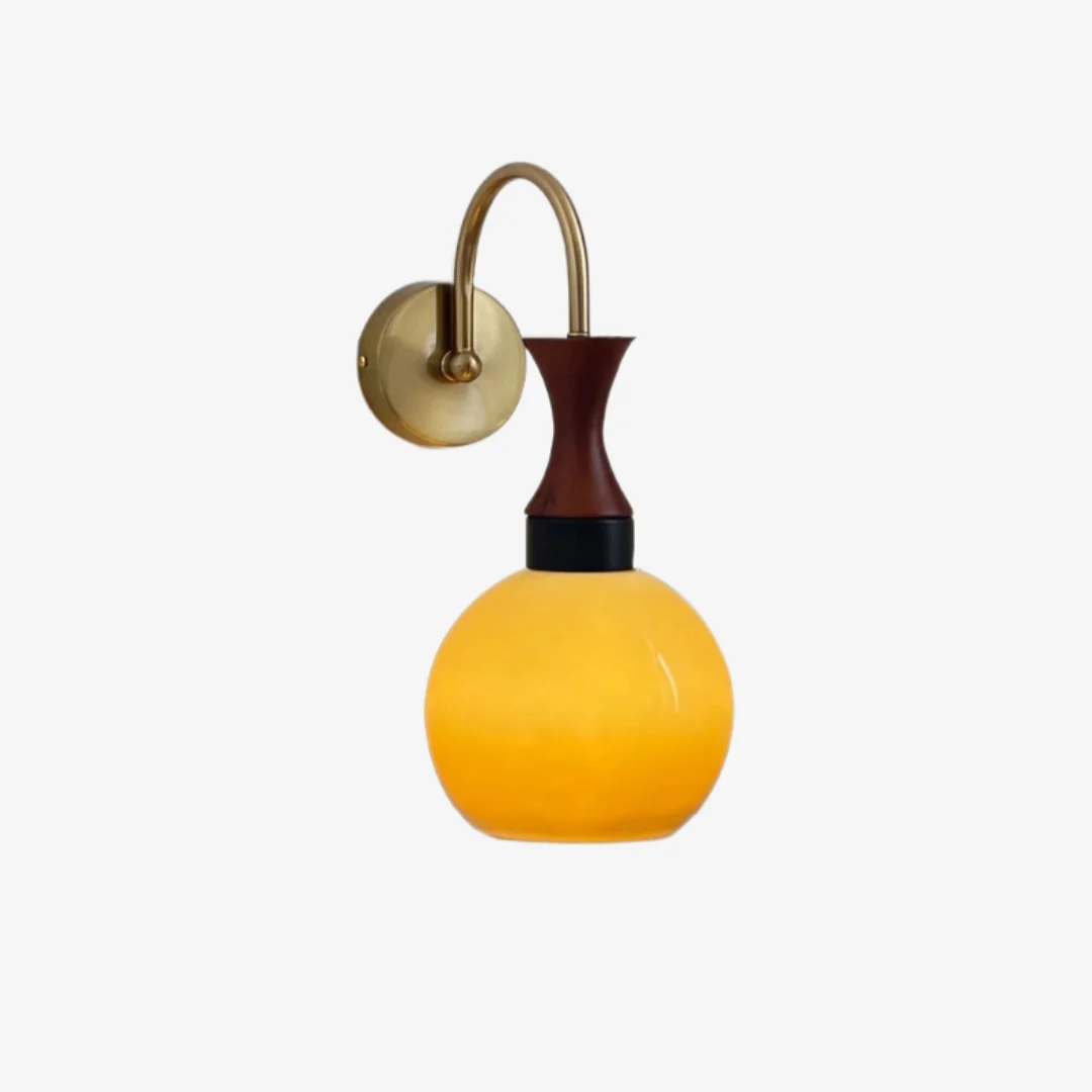 Relaxed Cream Persimmon Wall Lamp Fine