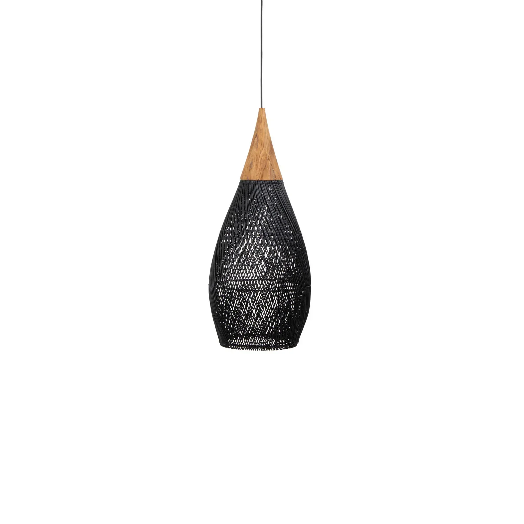 Certified D-Bodhi Horn Pendant Large - Black High-End