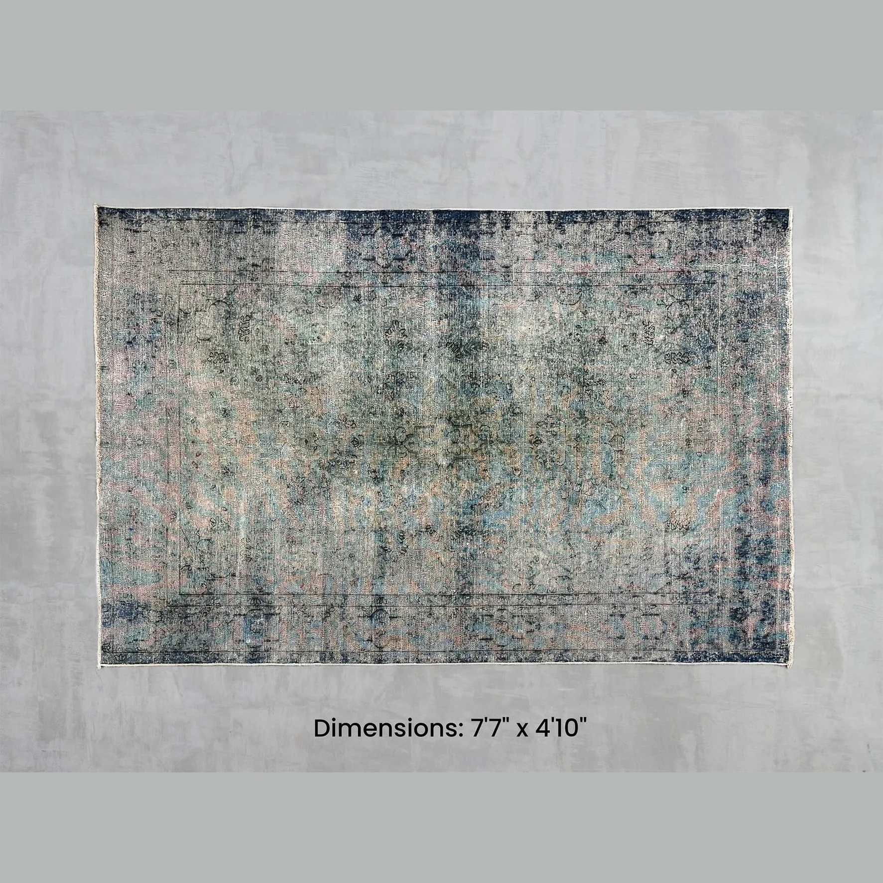 Consistent Namaste Rug - Blue Green 7'7 x 4'10 Luxury