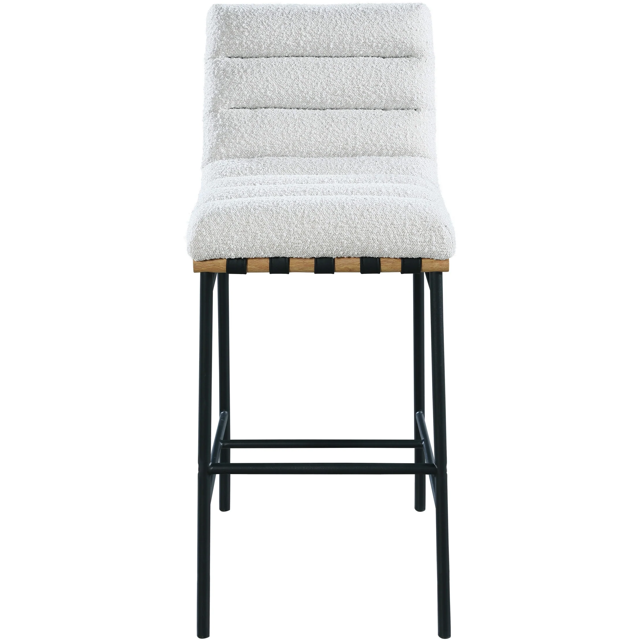 Practical MARU BOUCLE FABRIC COUNTER STOOL - CREAM Quality