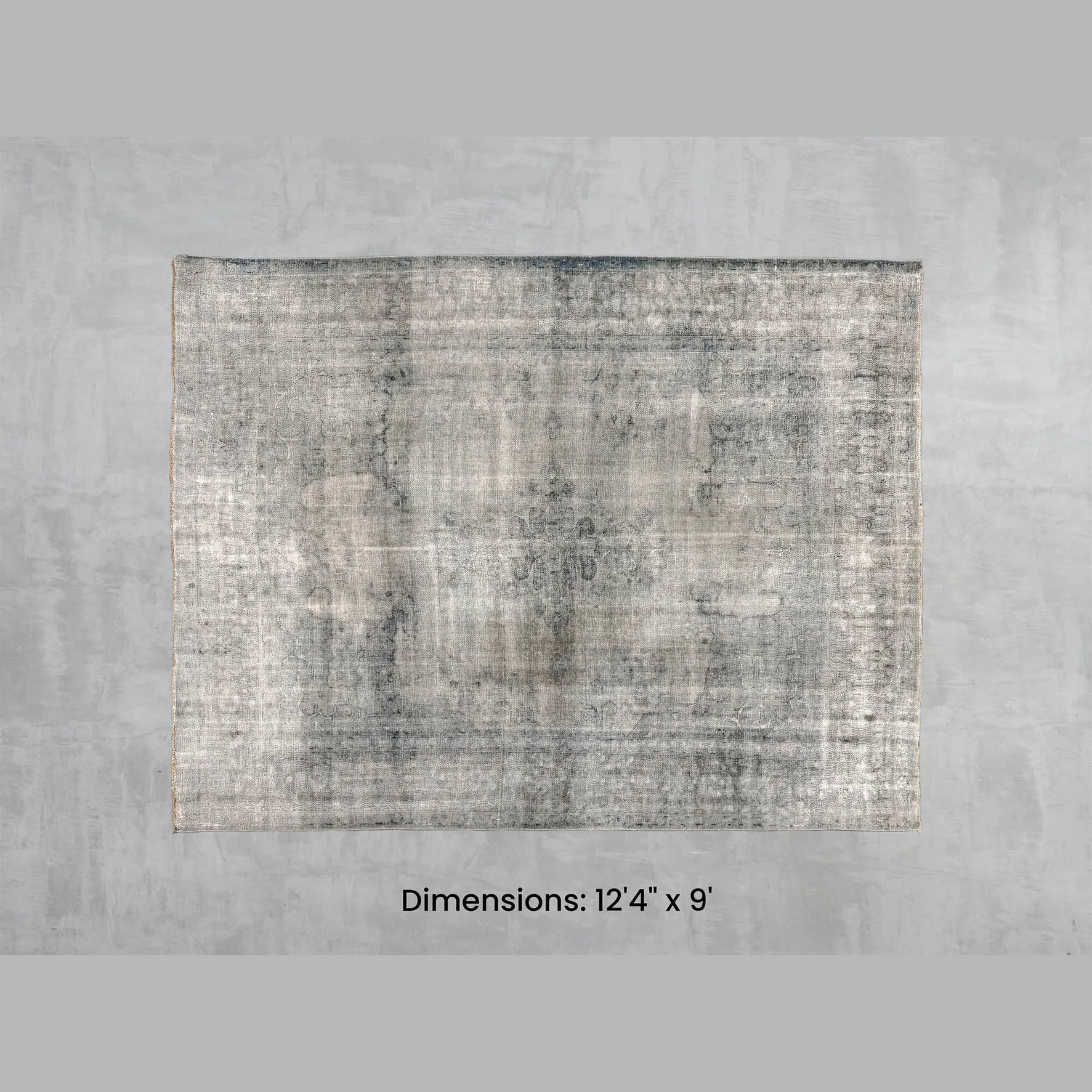 Clean Namaste Rug - Beige Blue 12'4 x 9' Green
