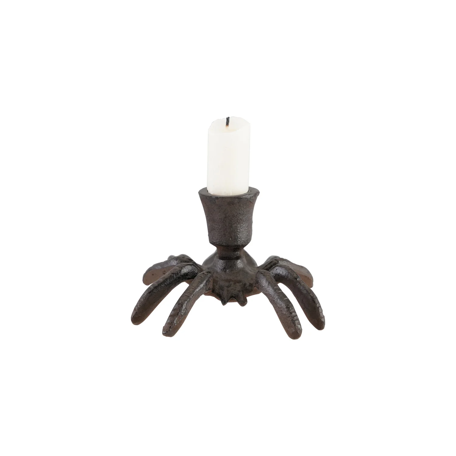Eco-Friendly Cast Iron Spider Taper Candle Holder Convenient