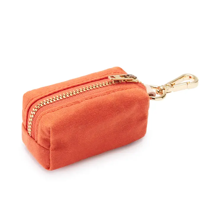 Sophisticated Cider Waxed Canvas Dog Poop Bag Dispenser Flexible