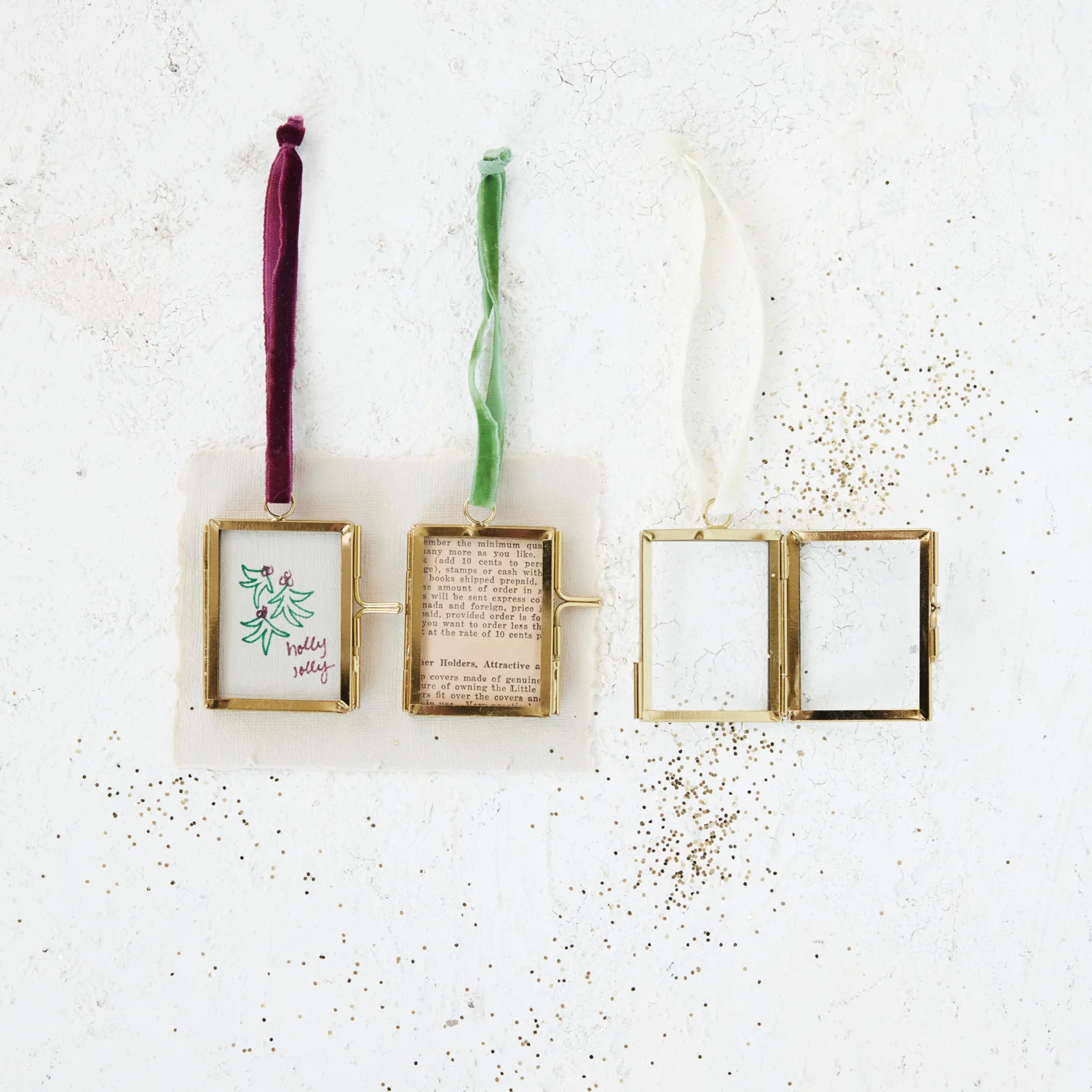 First-Class Brass Glass Photo Frame Ornament Organic