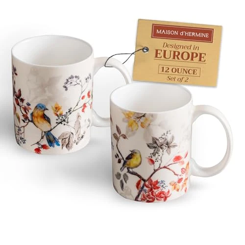 Original Design Coffee Mug with Handles Tea Cups 2 Count Breathable