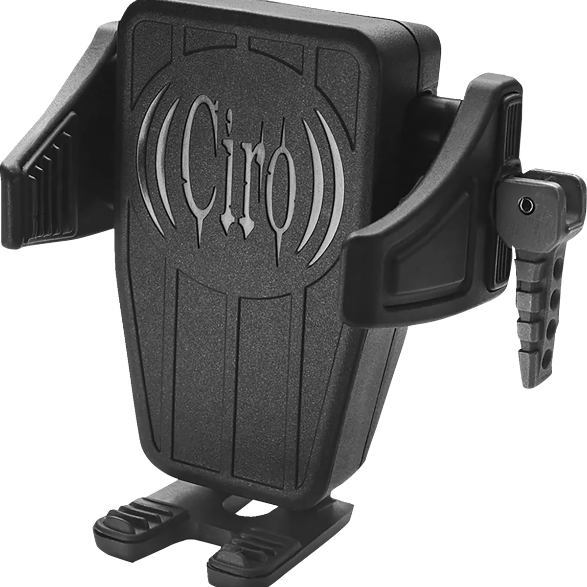Contemporary Ciro Phone Holder - Trim Line - Black Mount 53311 Natural