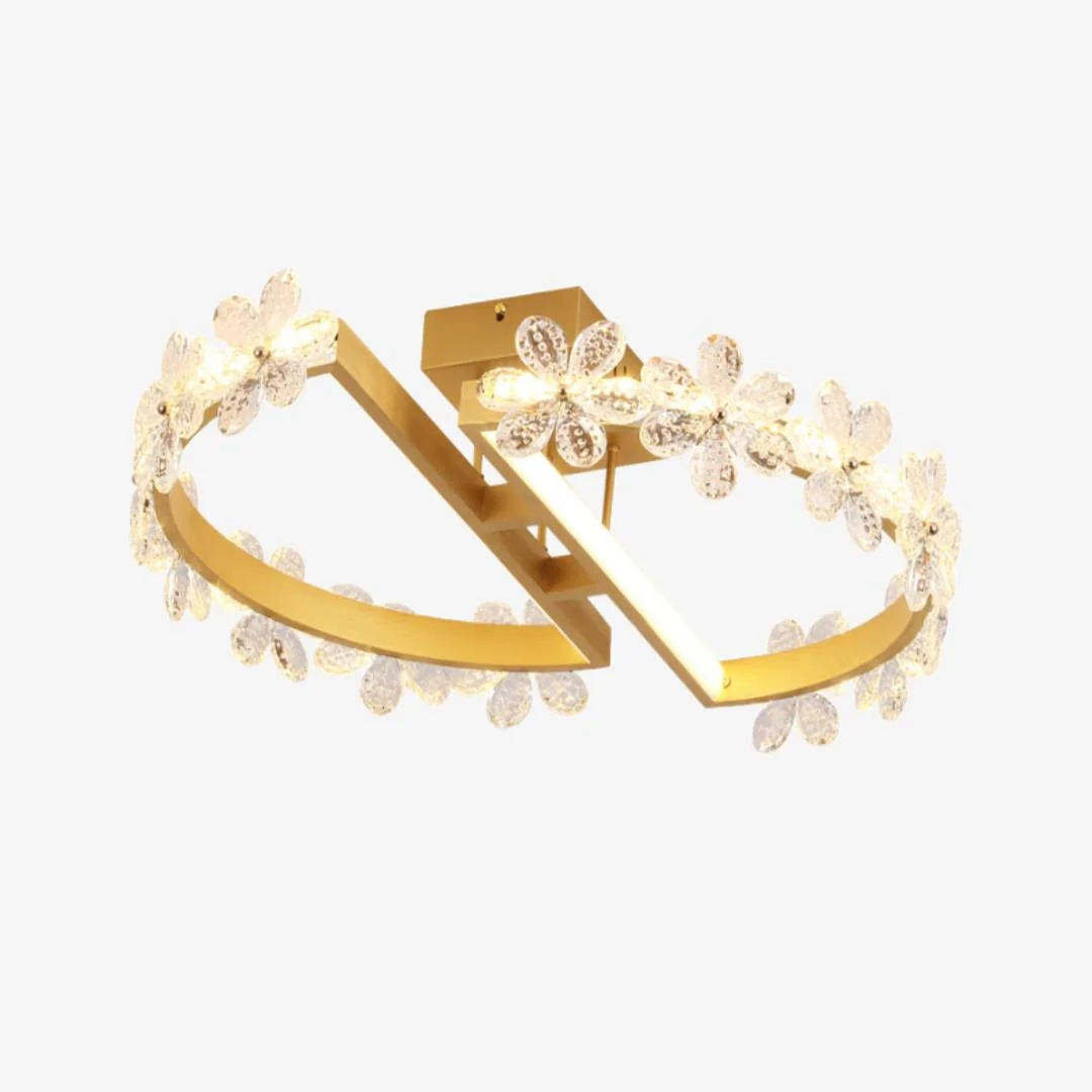 Quality Semicircular Flower Ceiling Lamp Casual