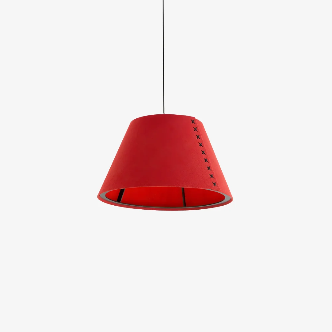 Environmentally Friendly Red Adhesive Cloth Pendant Lamp Convenient