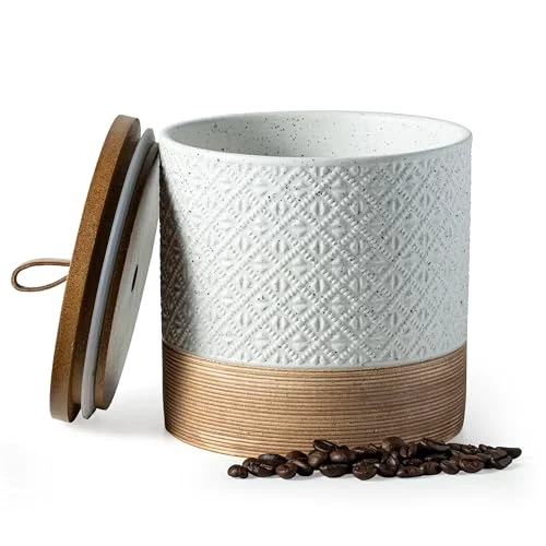 Environmentally Friendly Ceramic Coffee Container Pure