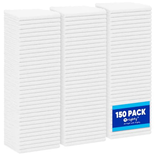 Superior Microfiber Cleaning Cloth Bulk 150 Count Long-Lasting