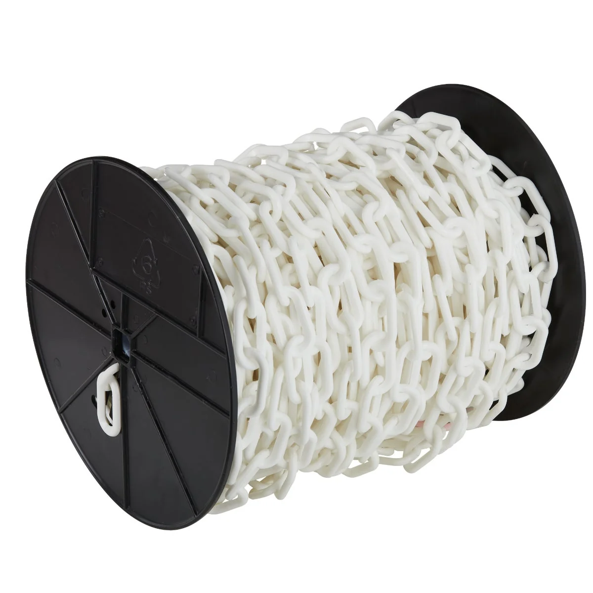 Expertly Made Mr. Chain 8 White 125 Ft. Plastic Chain Natural