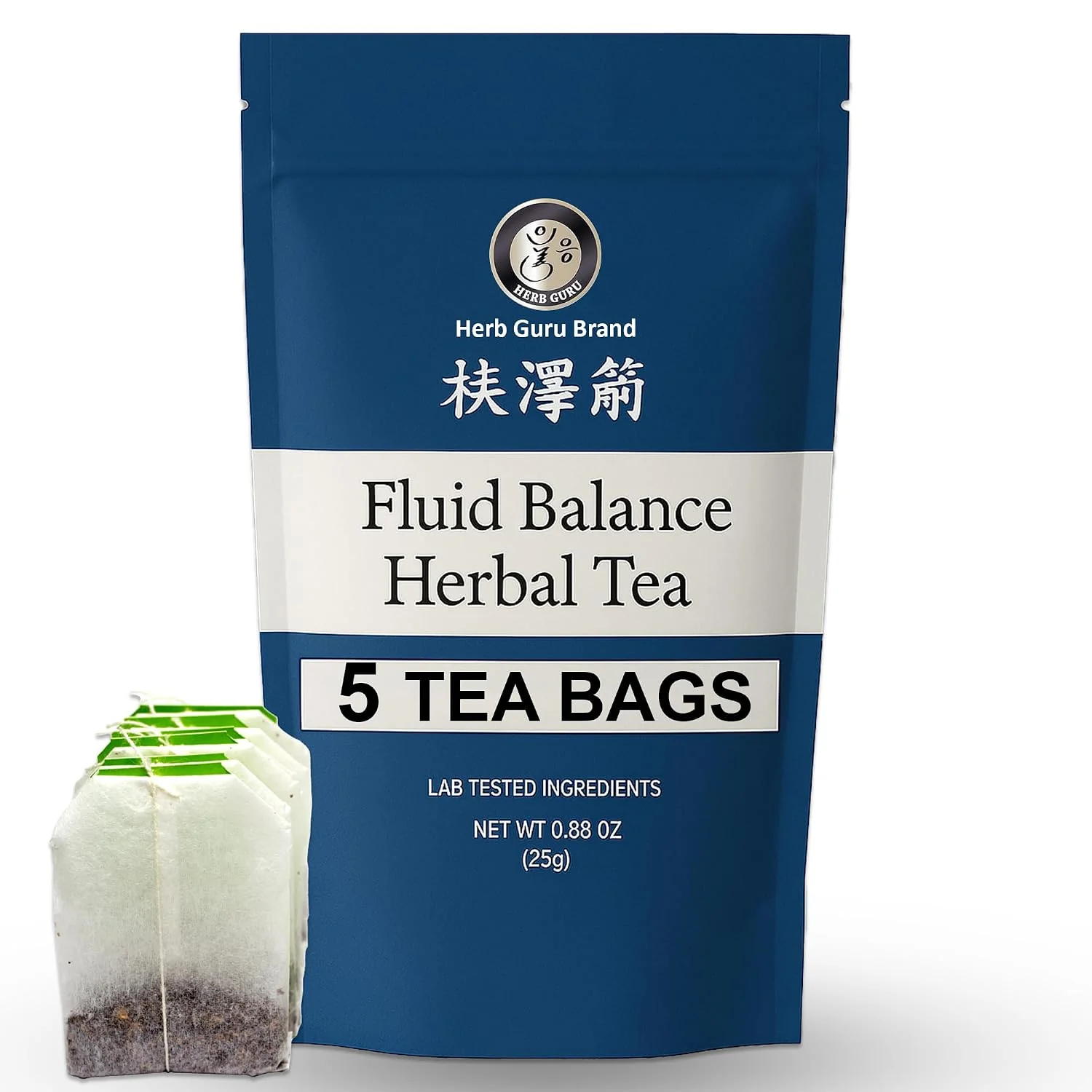 Practical Herb Guru Fluid Balance Herbal Tea Bags – Healthy Fluid Metabolism amp Digestive Balance with Atractylodes Poria Citrus Peel – Caffeine Tea 0.88 Ounces Proven