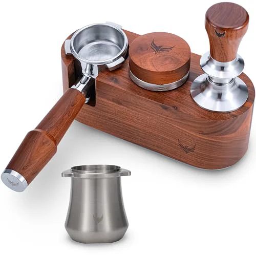 Elegant 54mm Espresso Accessories Set For Breville Barista Touch Express Pro Bambino Plus Includes Tampier Station 54 mm Dosing Cup Naked Portafilter Distribution Tool Spring Tamper High-Quality