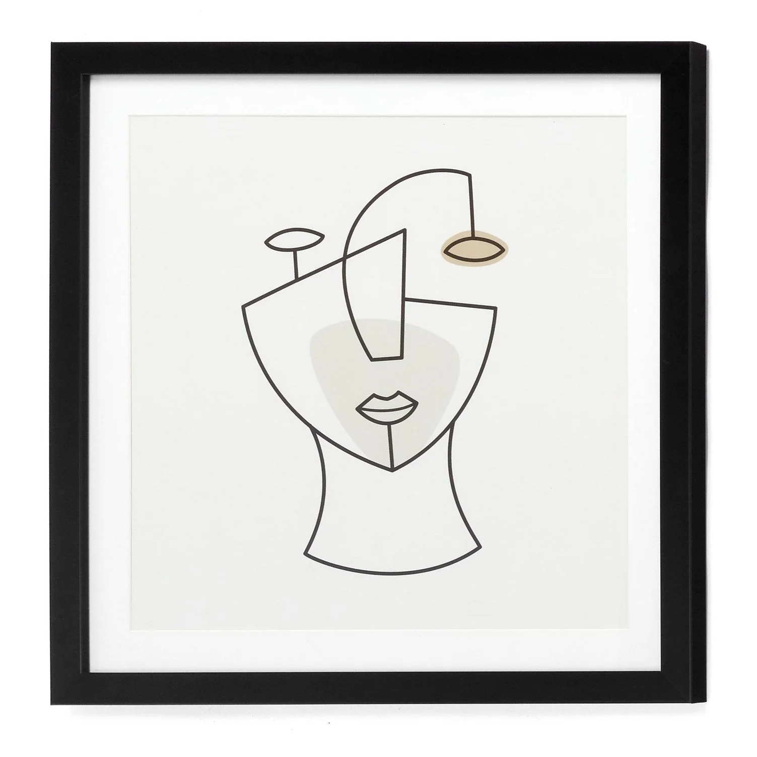 Fine Crafted AMAL PS FRAMED WALL ART BLACK Casual