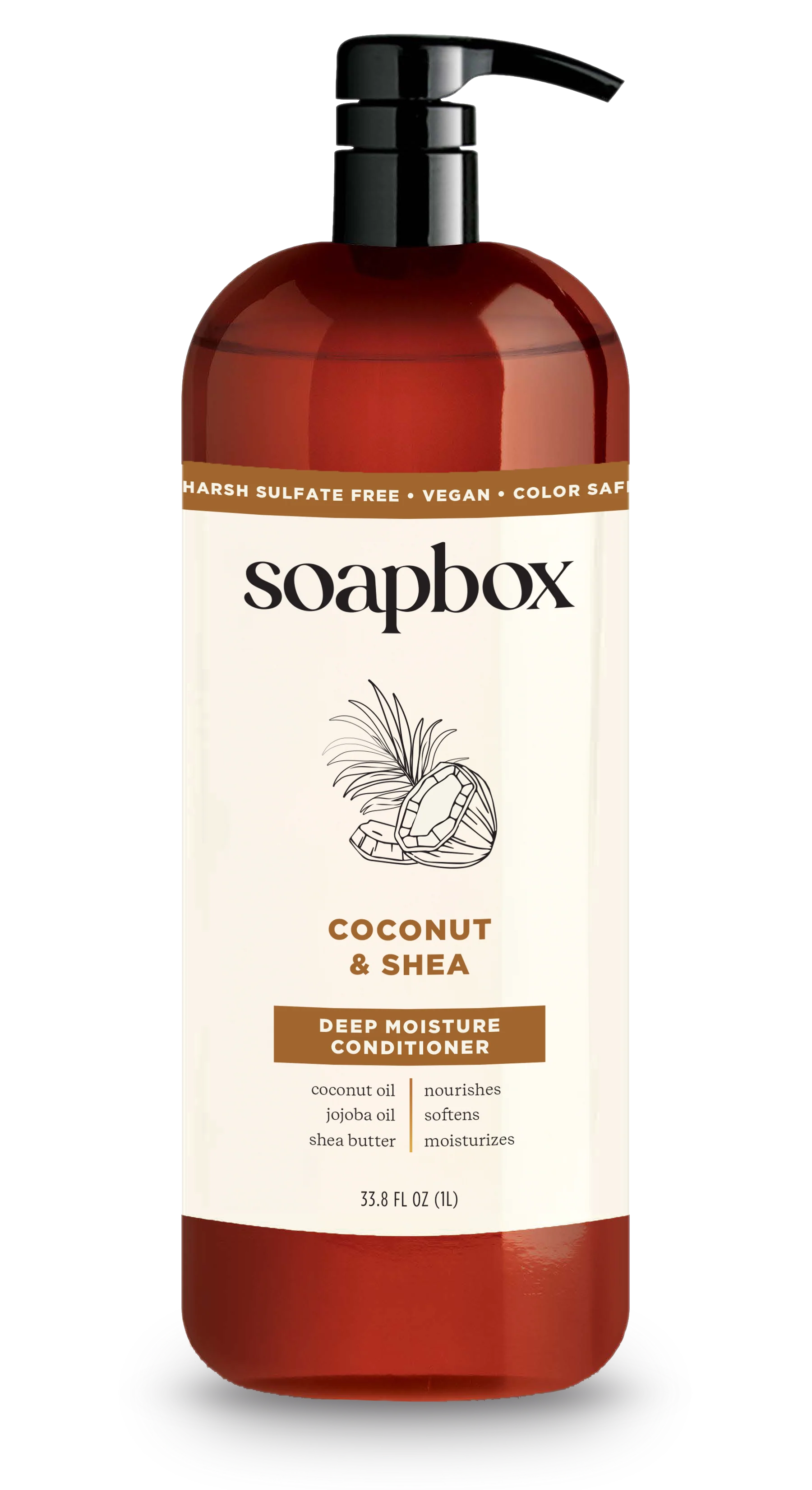Superior Soapbox Coconut Shea Deep Moisture Conditioner 1 Liter Practical