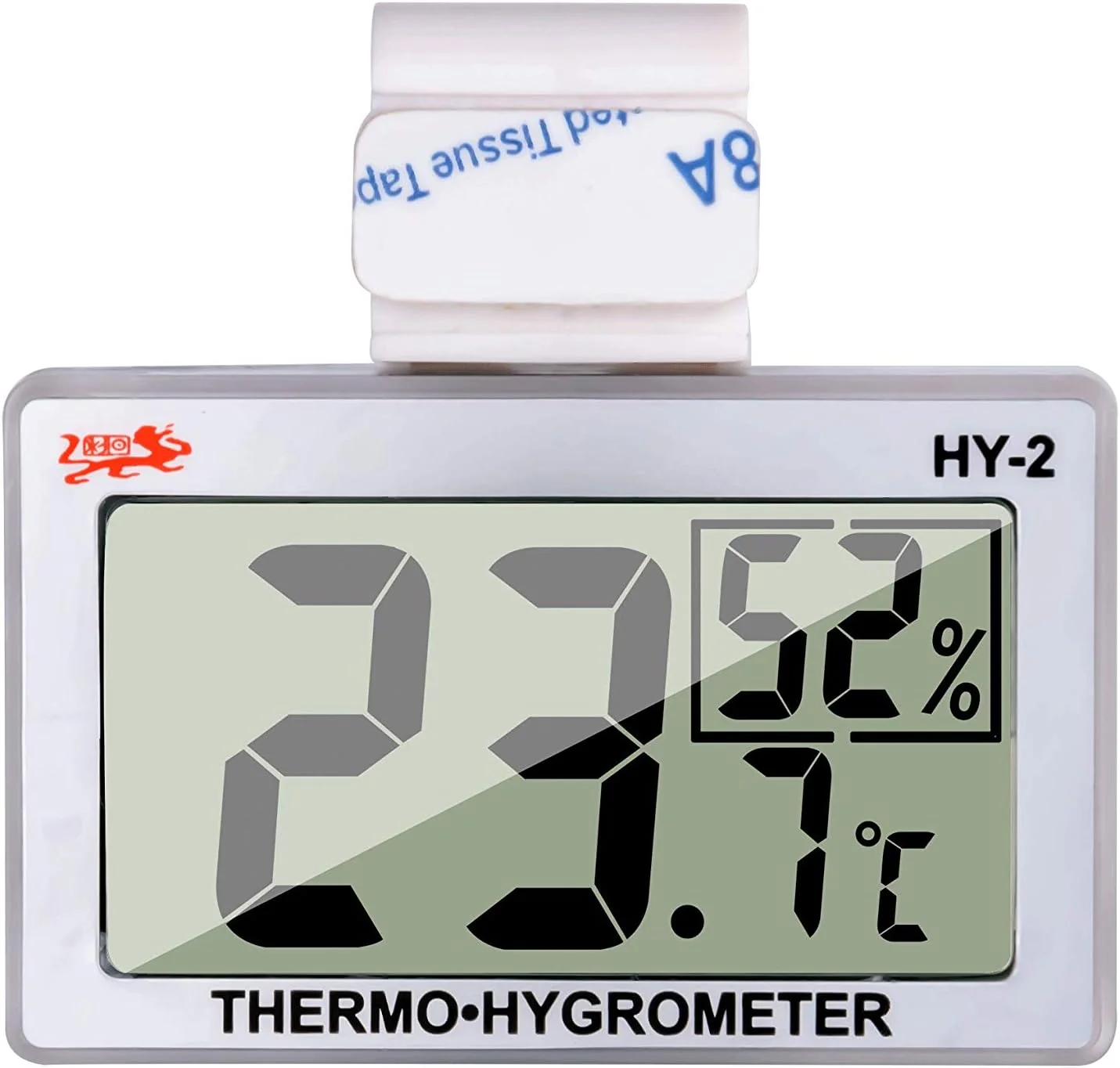 Crafted Digital Reptile Thermometer Hygrometer with Hook Safe