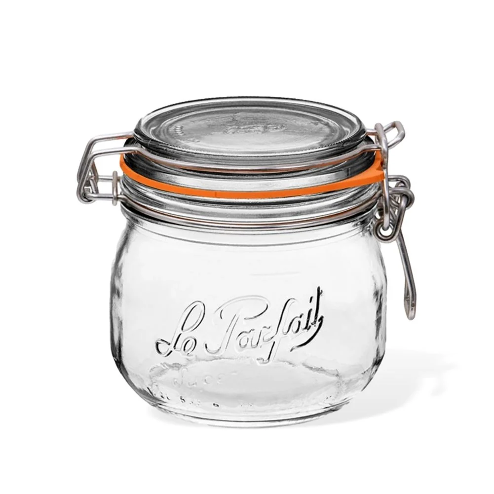 Fine Crafted Le Parfait Storage and Canning Glass Jar 500ml Convenient