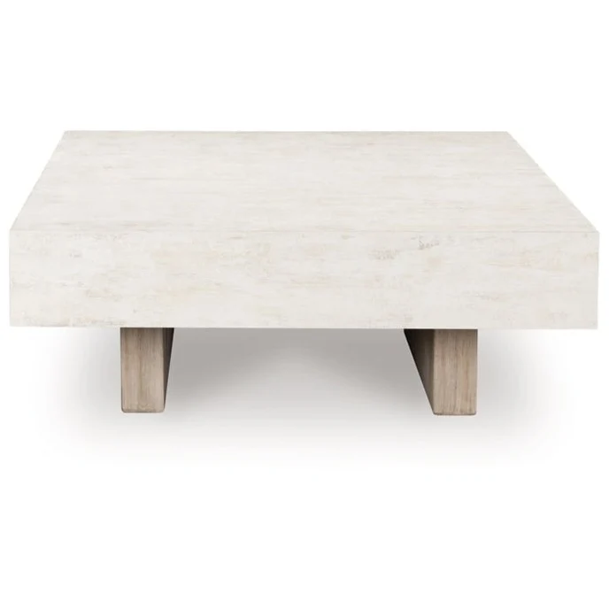 Sophisticated Jorlaina Square Cocktail Table Detailed