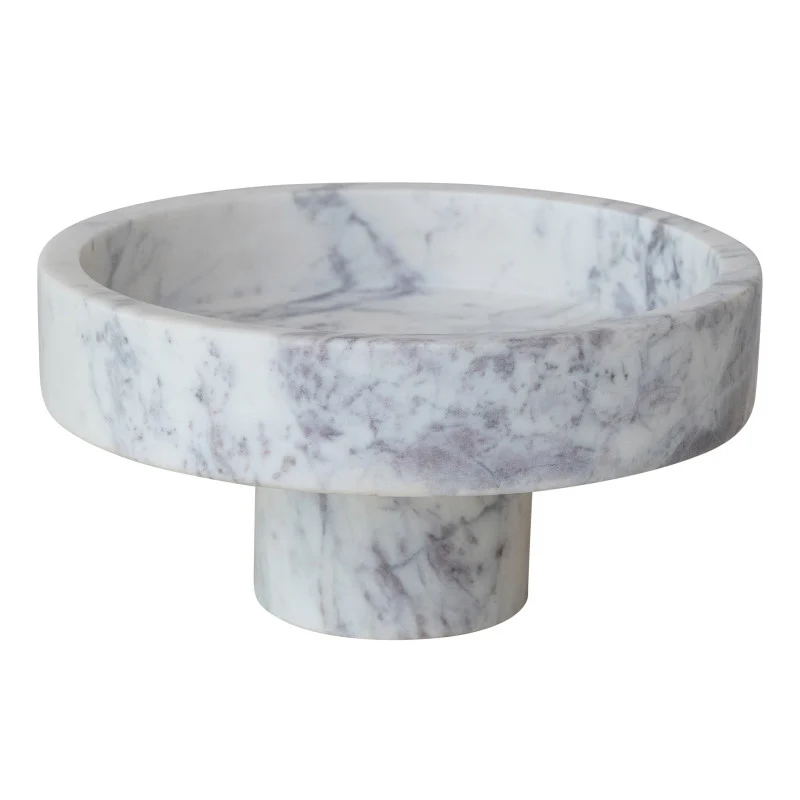 Pure Marble Pedestal White Smooth