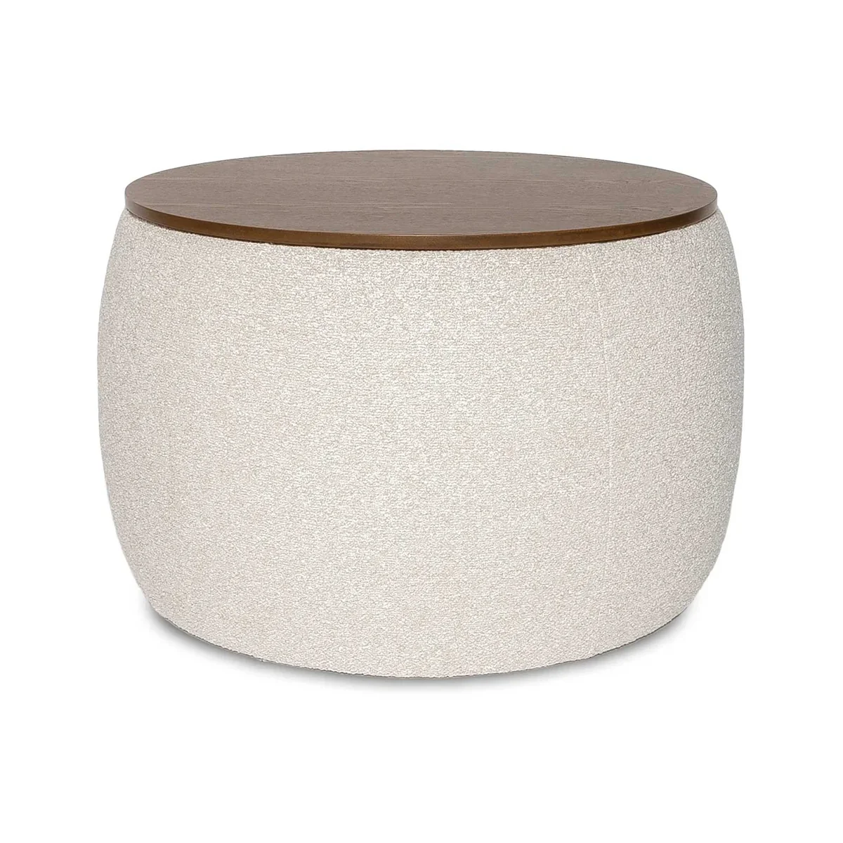 Recyclable Ash Storage Ottoman Sustainable