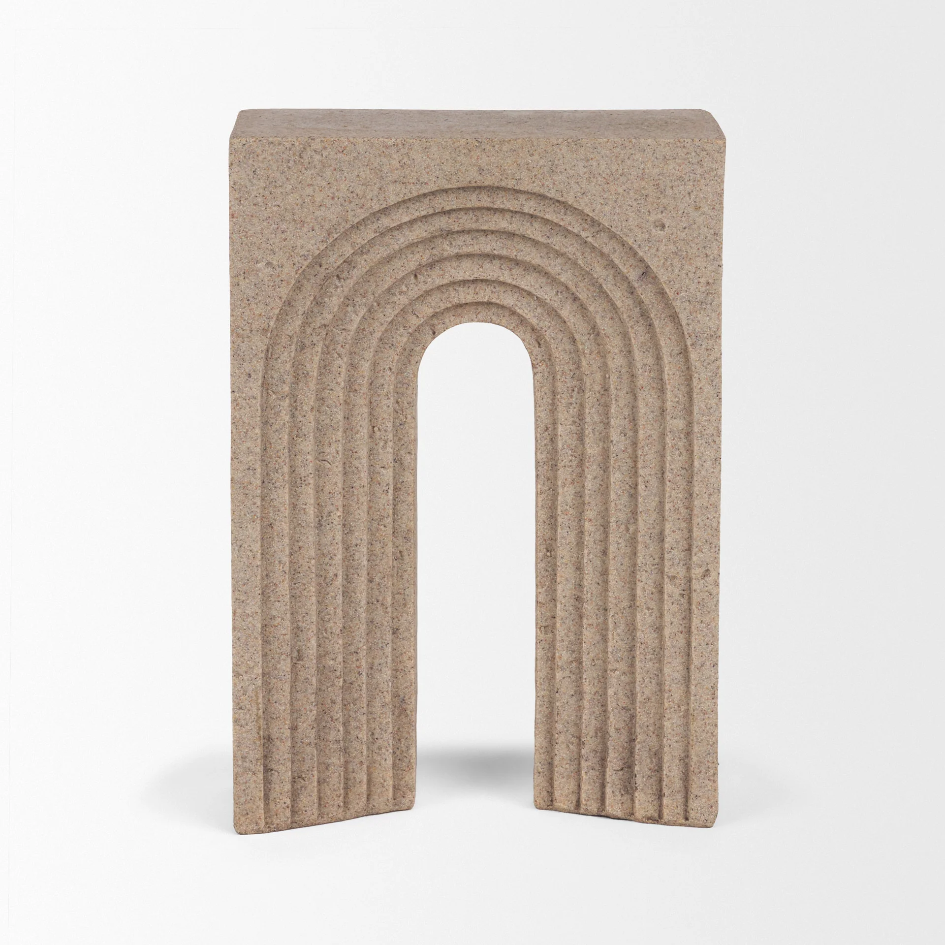 Practical Kacia Resin Textured SandStone Decorative Object Flexible