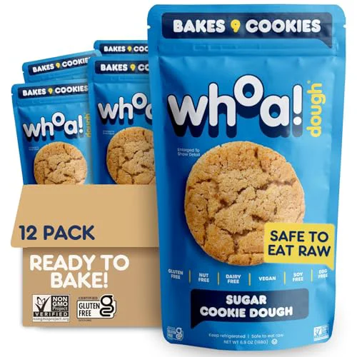 Elegant Whoa Dough Ready to Bake Cookie Dough Sugar Cookie 82.8 Ounce Refined