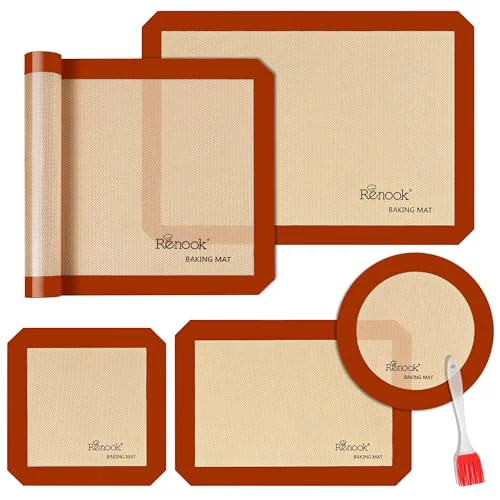 Original Silicone Baking Mat Set of 5 5 Sq Ft Innovative