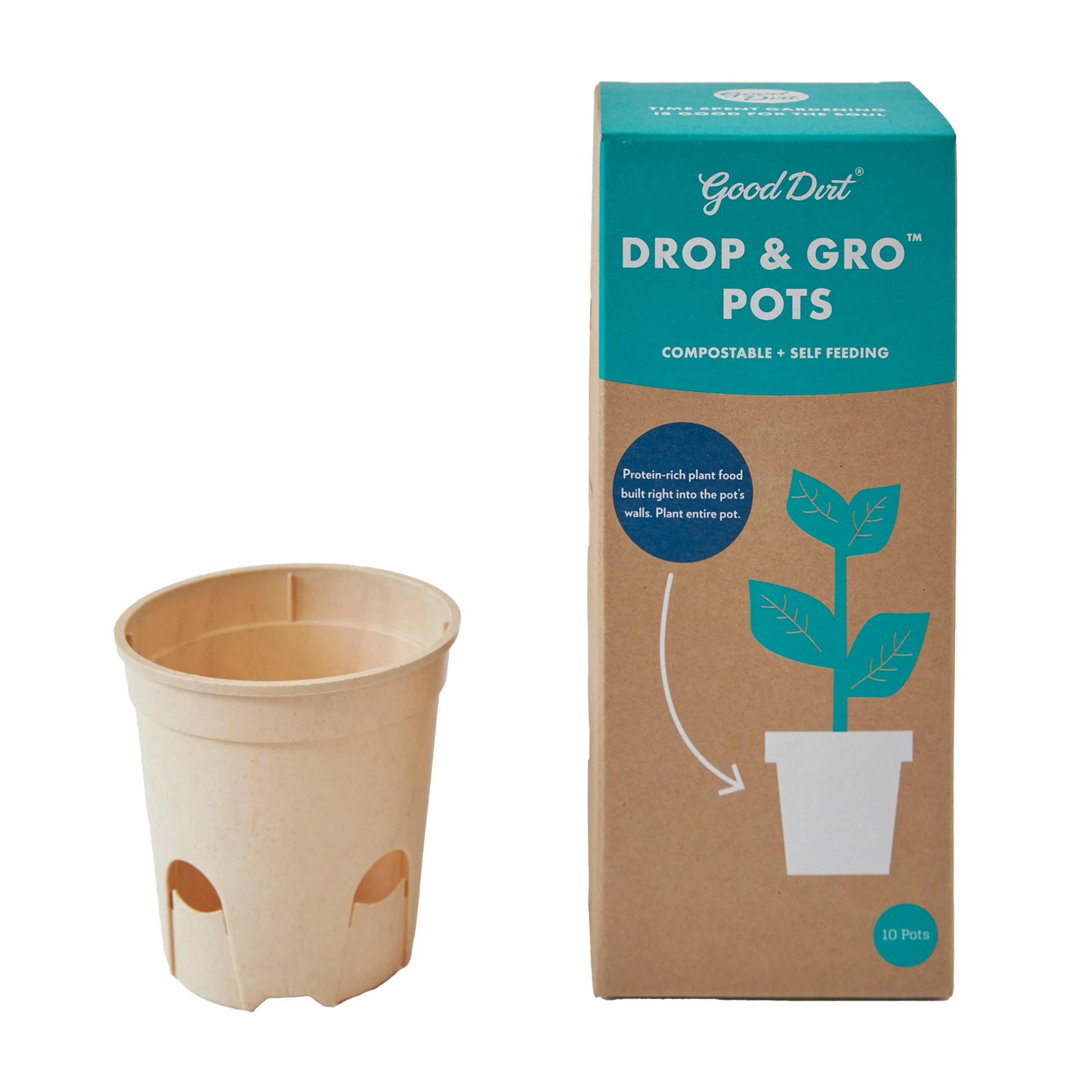 Clean Good Dirt Drop Gro Pots Safe