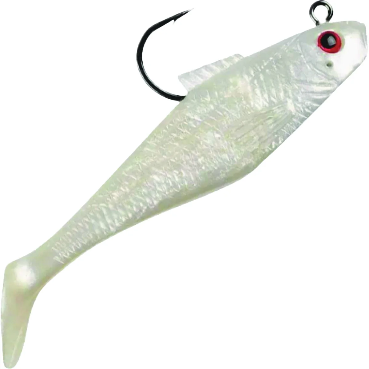 Practical Berkley PowerBait 2 In. Pearl Red Dot Pre-Rigged Swim Shad Lure 5-Pack High-Grade