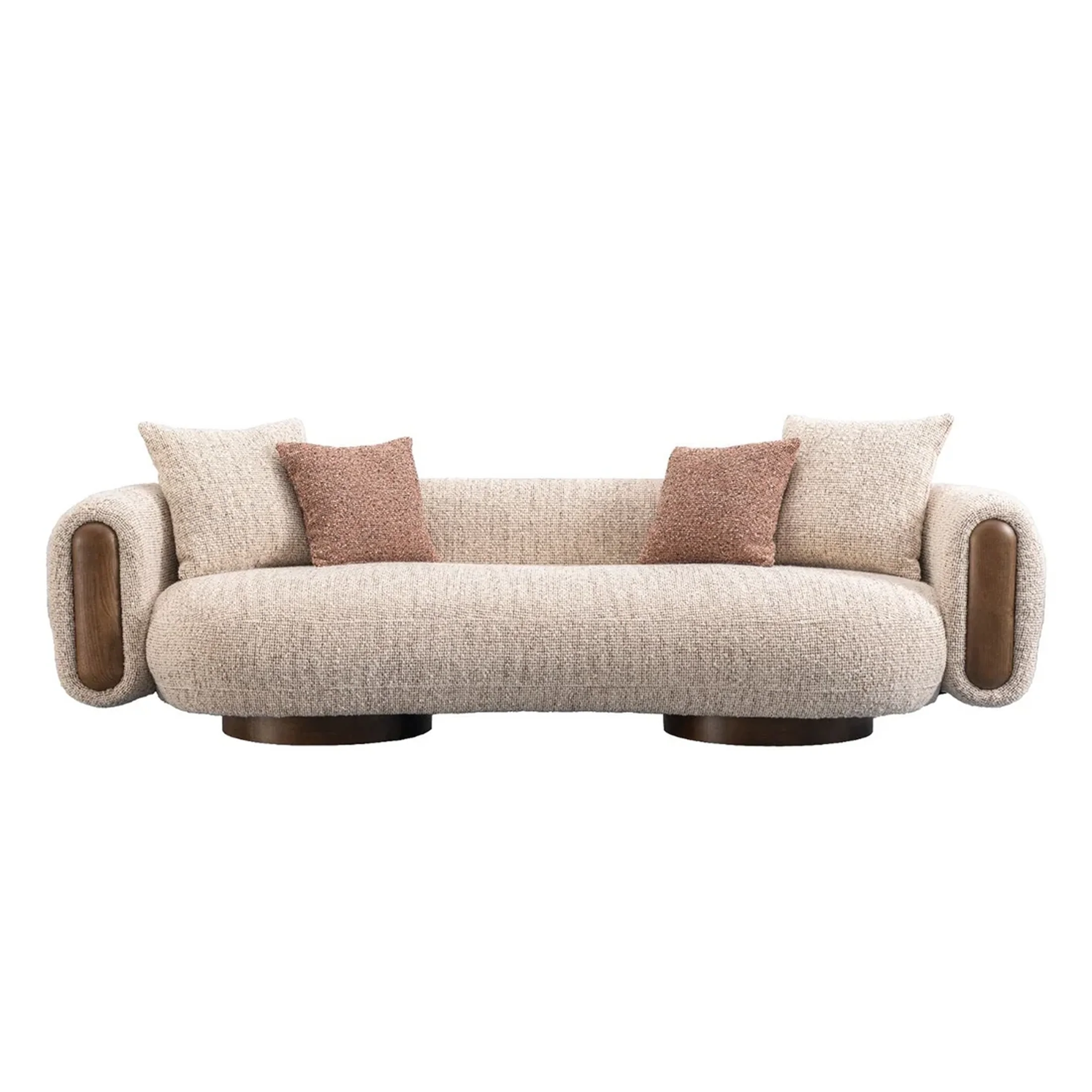 Prestigious Ovolo 3-Seater Curved Sofa Powerful