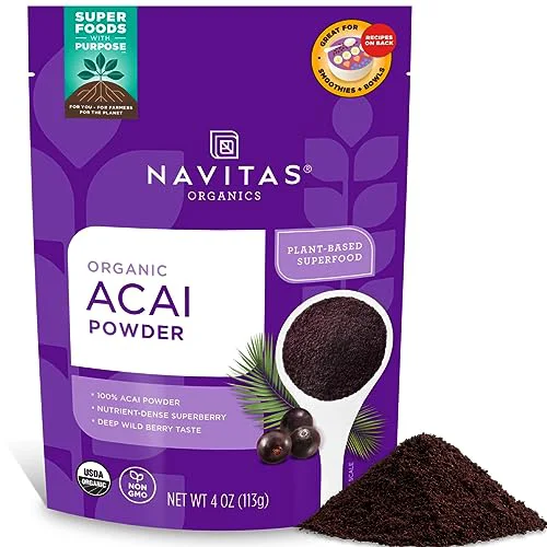 High-Grade Acai Powder for Smoothie Bowls 4 Ounce Verified