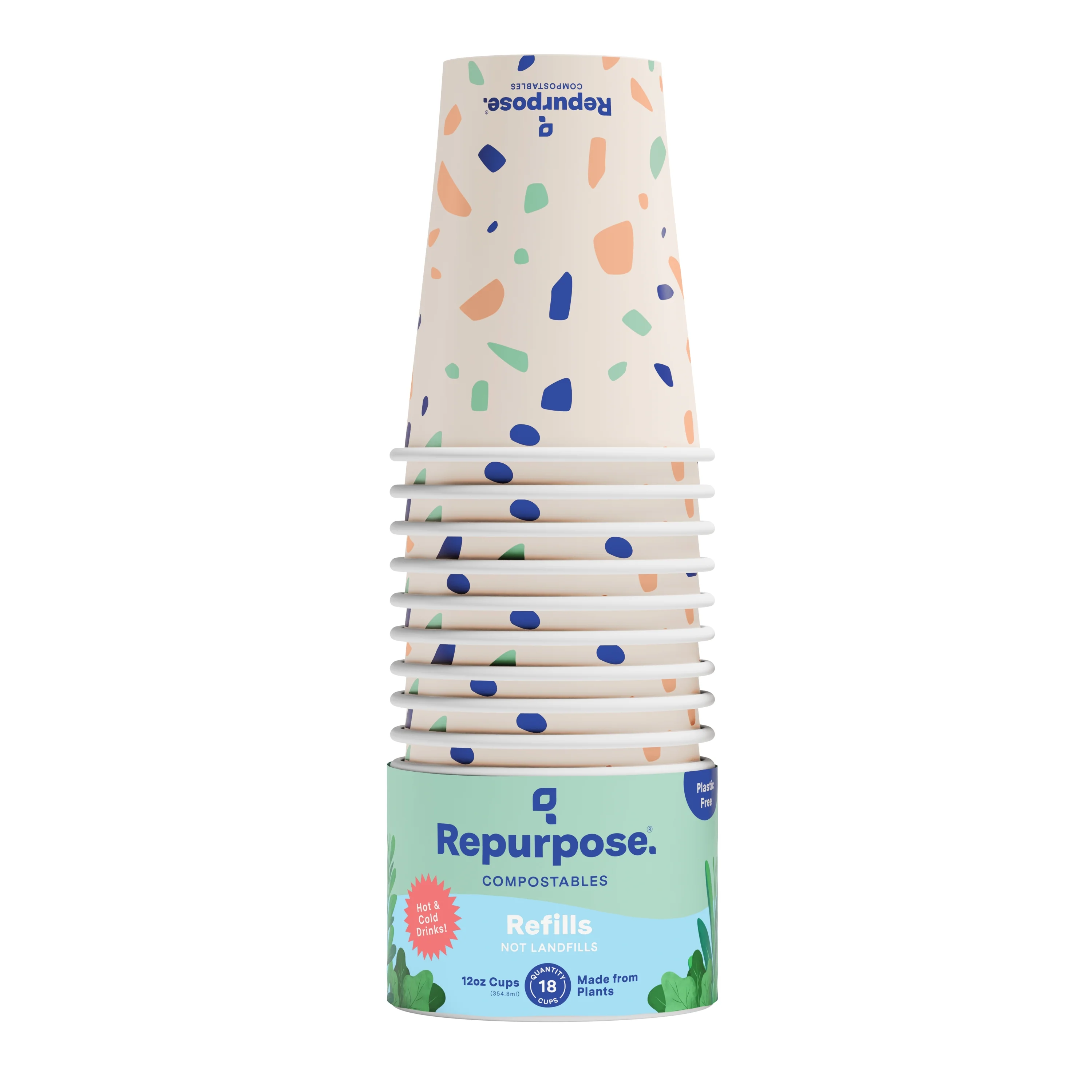 Verified Repurpose Compostable Hot Cold Cups Original Design