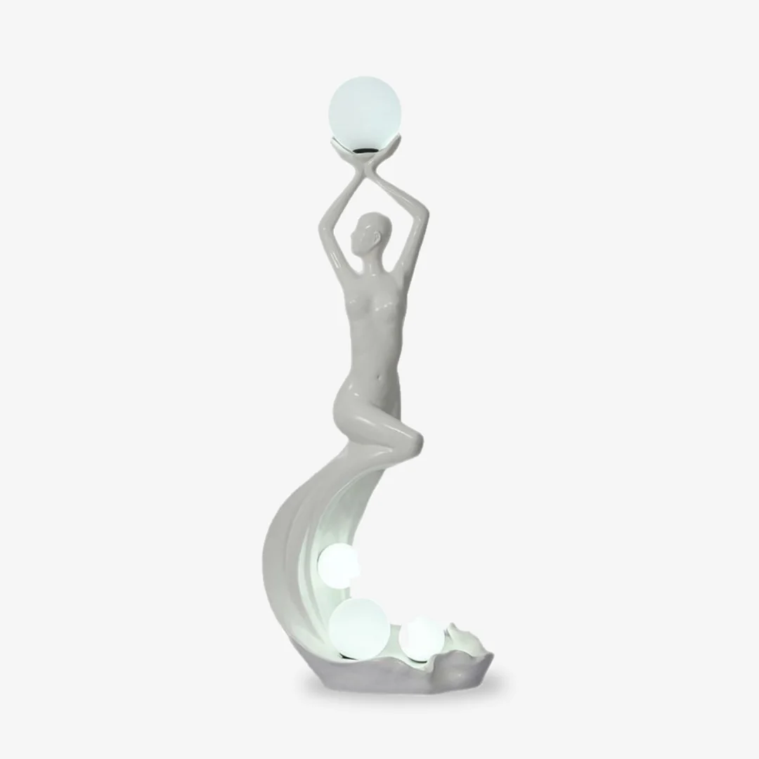 Trendy Mermaid Sculpture Floor Lamp Prestigious