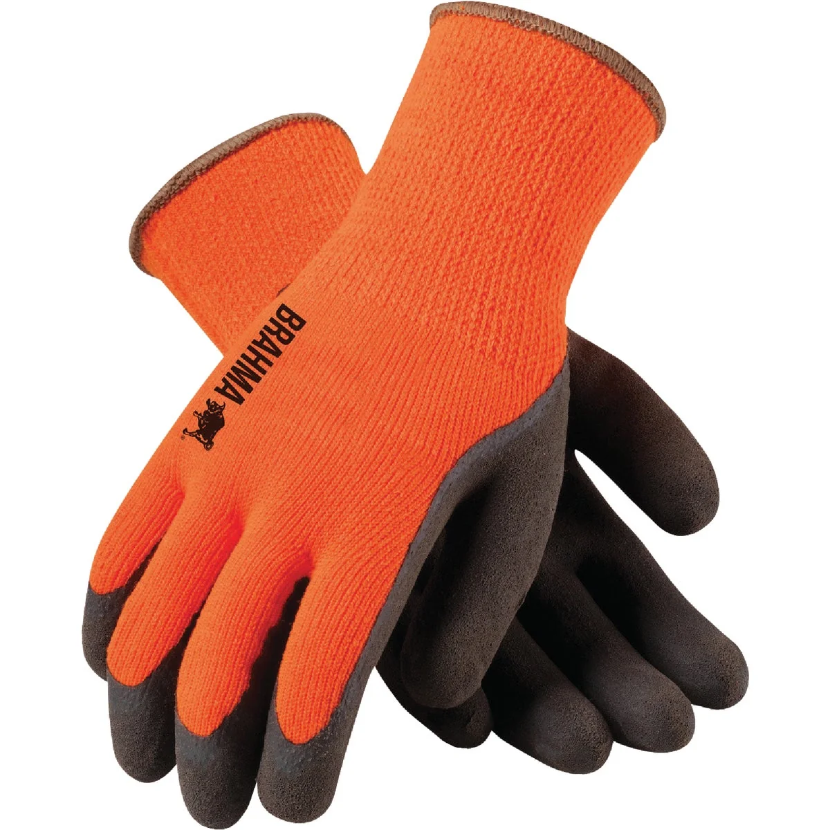 Lightweight Brahma Thermo Men's Large Acrylic Dipped High-Visiblity Glove Premium