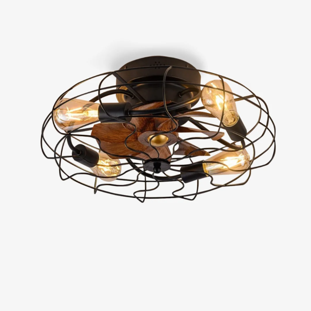 Durable American Industry Ceiling Fan Light Artisan