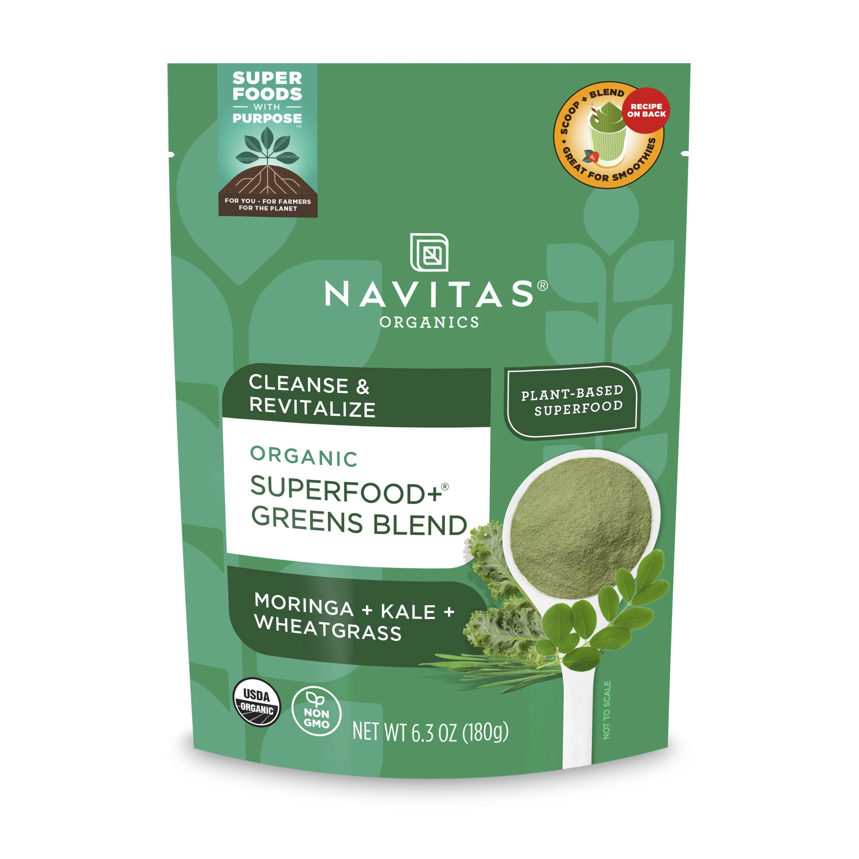 Prestigious Navitas Organics Organic Superfood Greens Blend Eco-Friendly