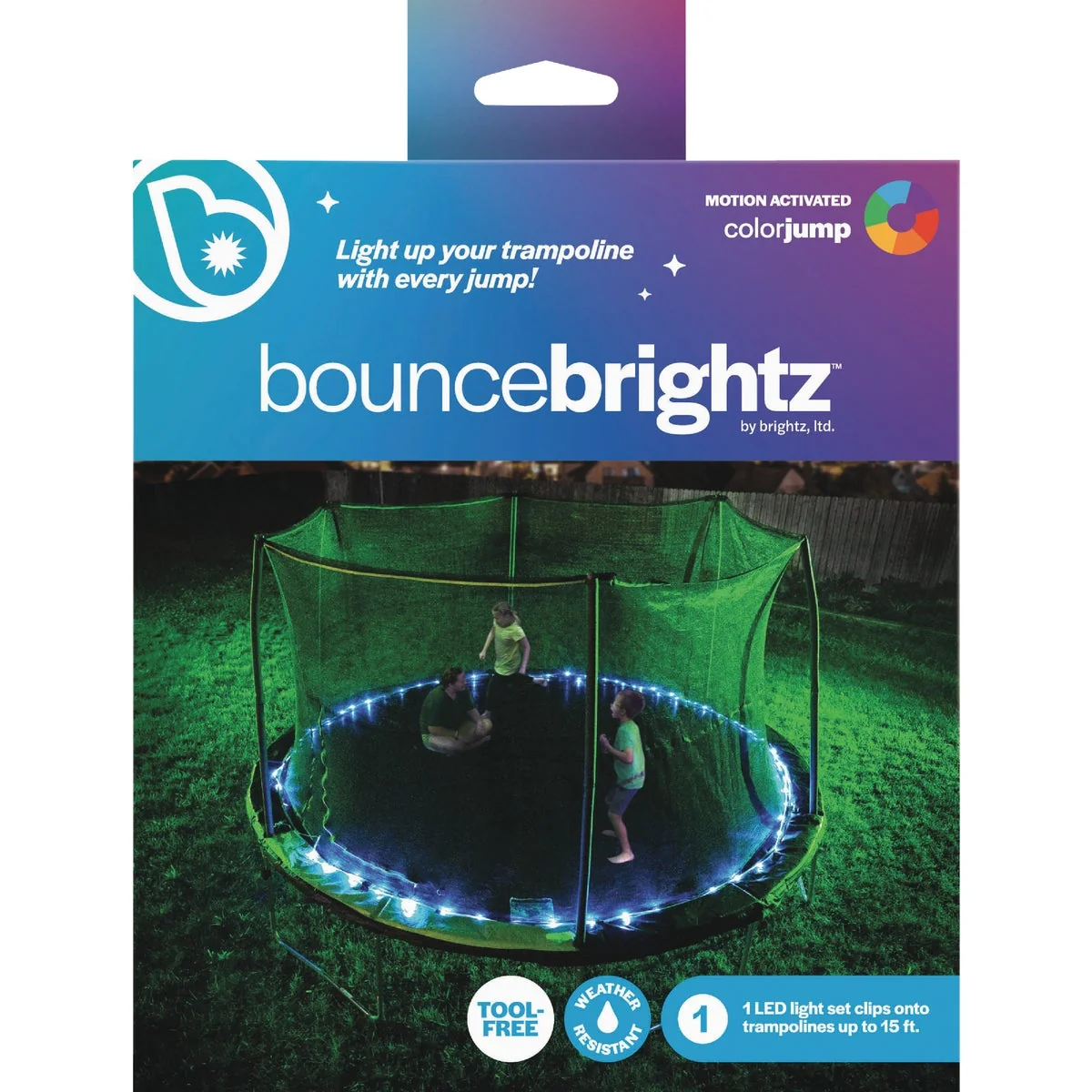 Fine Crafted Bouncebrightz Color Jump Color Changing LED Trampoline Light Kit Practical