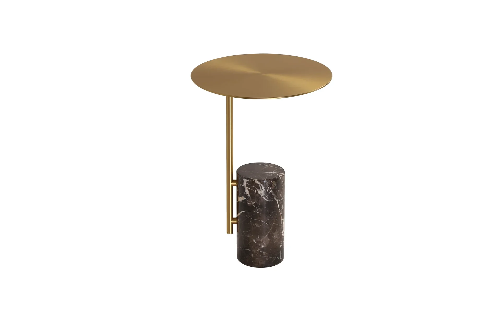 Excellent BUTLER End Table in Brass Fine