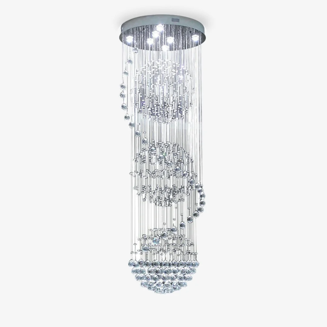 User-Friendly Rotating Crystal Chandelier Responsible