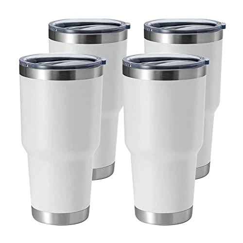 Traditional 30oz Stainless Steel Tumbler 4 Count Contemporary