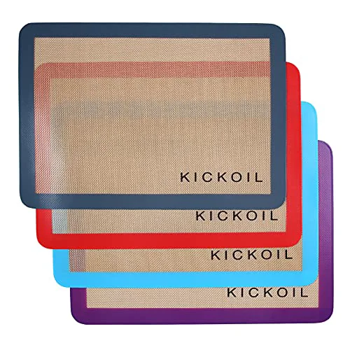 World-Class Silicone Baking Mats Set of 4 Efficient