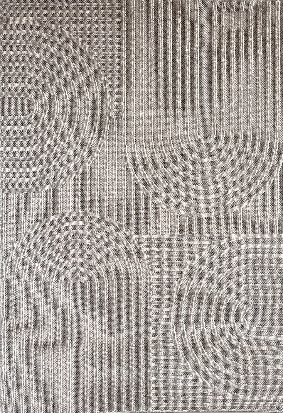 High-Grade Utopia Grey Modern Wavy Lines Area Rug Elite