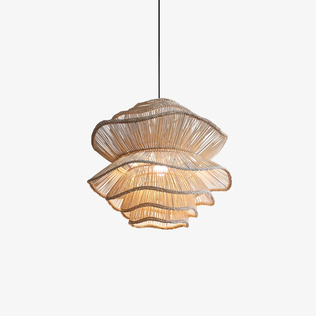 Fashionable Southeast Asian woven Pendant Light Expertly Made