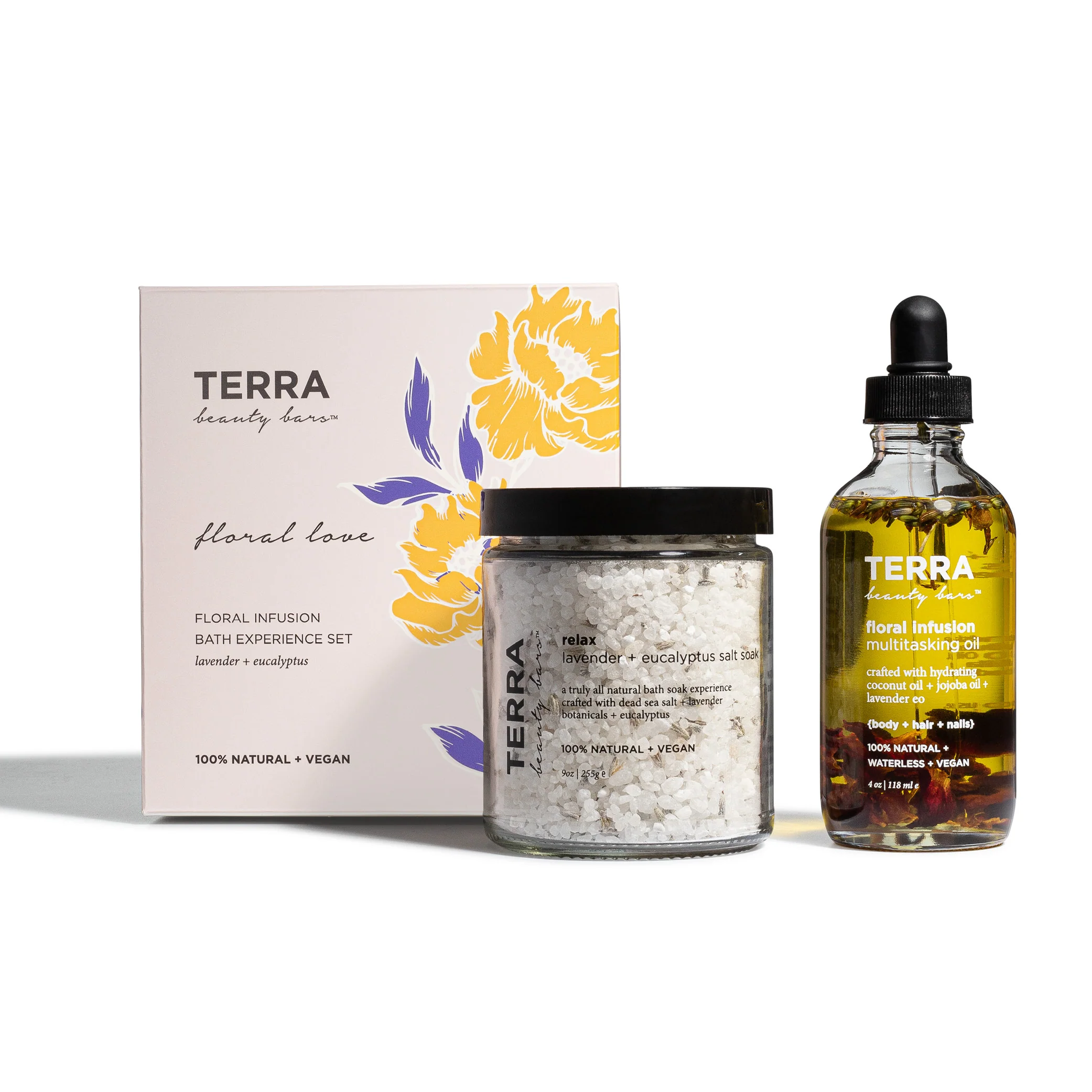 Exceptional Terra Beauty Bars Terra Floral Love Bath Experience Gift Set Powerful