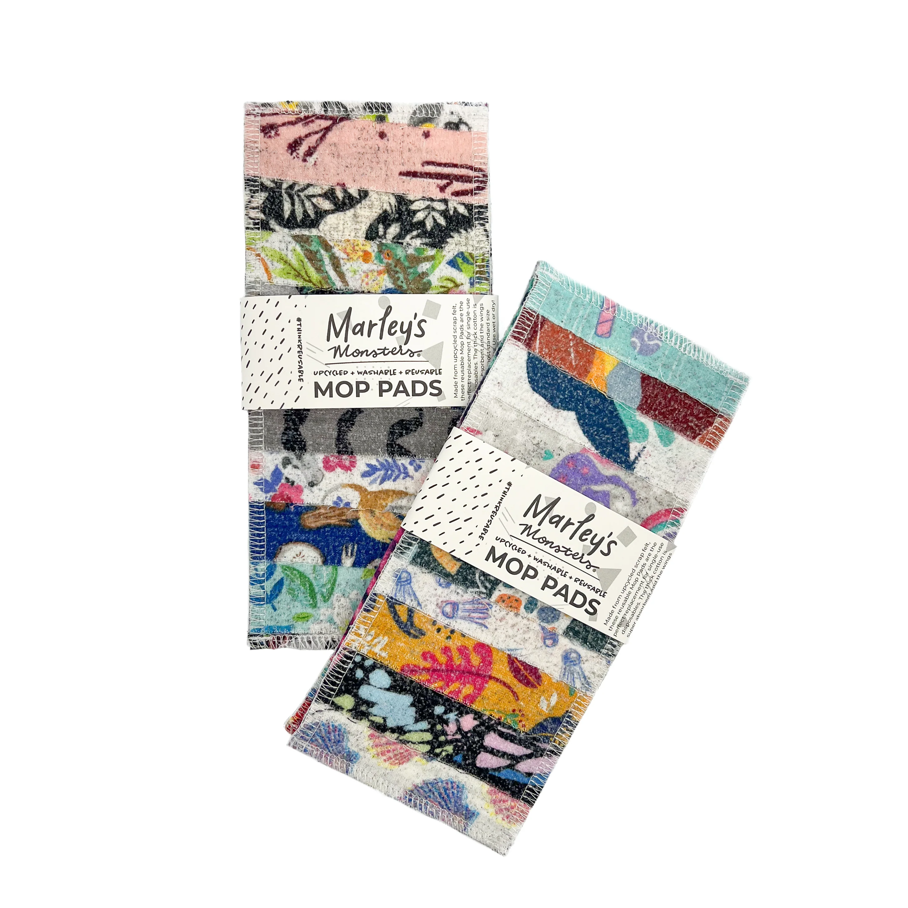Specialty Marley's Monsters Scrap Felt Mop Pads Premium Material