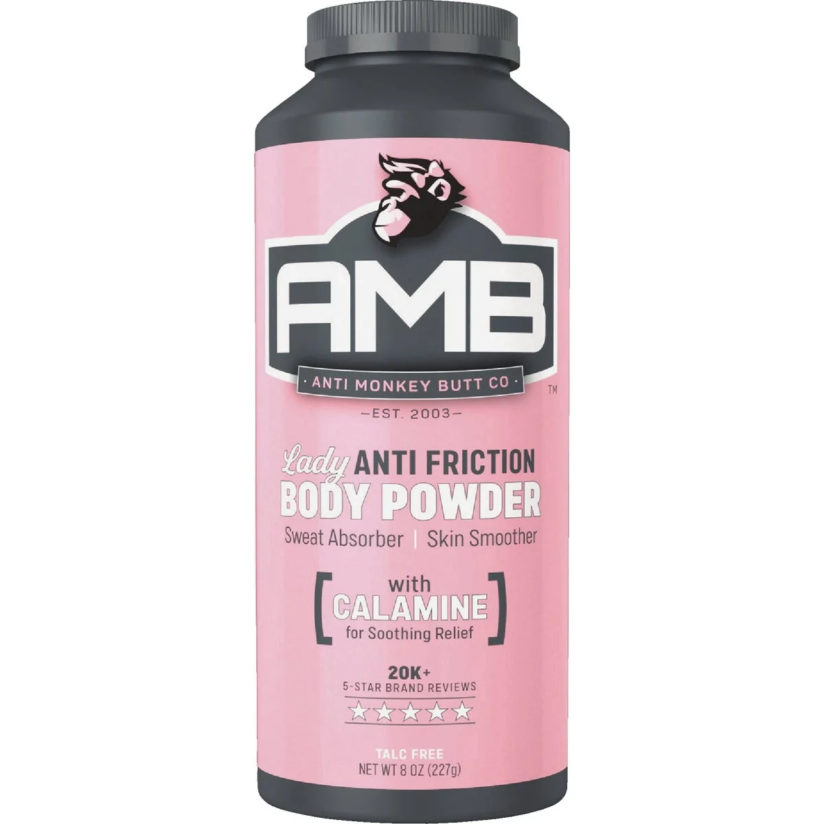 Professional Lady Anti Monkey Butt 8 Oz. Satin Smooth Body Powder Consistent